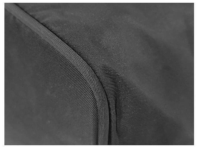Prada Borsa Hobo con zip in nylon e pelle vernita - vista 7