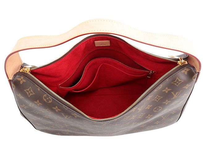 Borsa a tracolla Louis Vuitton Monogram Slouchy MM - vista 4