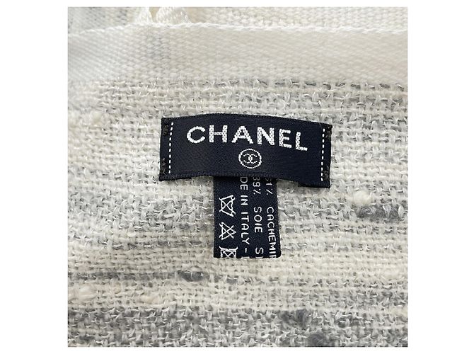 Stola in cashmere e seta Chanel - vista 5