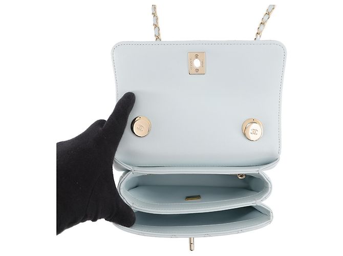 Mini borsa Chanel Matelassé - vista 6