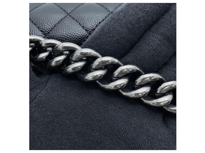 Borsa a tracolla Chanel Boy Small Matelassé - vista 12