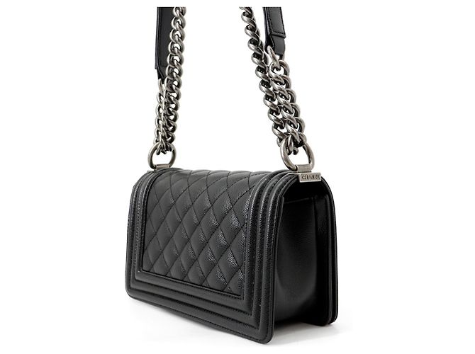 Borsa a tracolla Chanel Boy Small Matelassé - vista 2