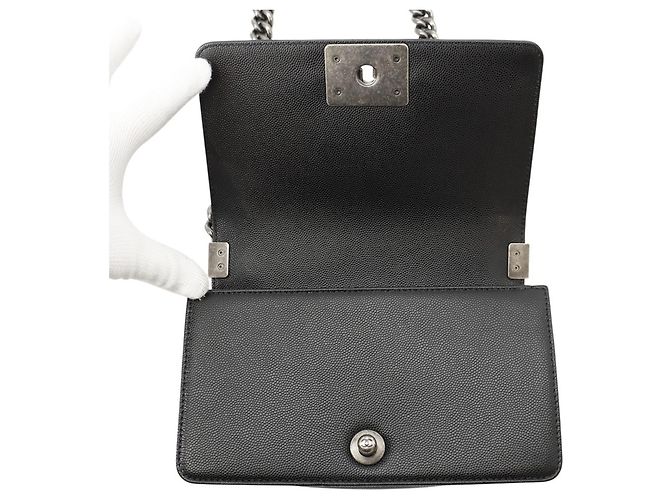Borsa a tracolla Chanel Boy Small Matelassé - vista 7