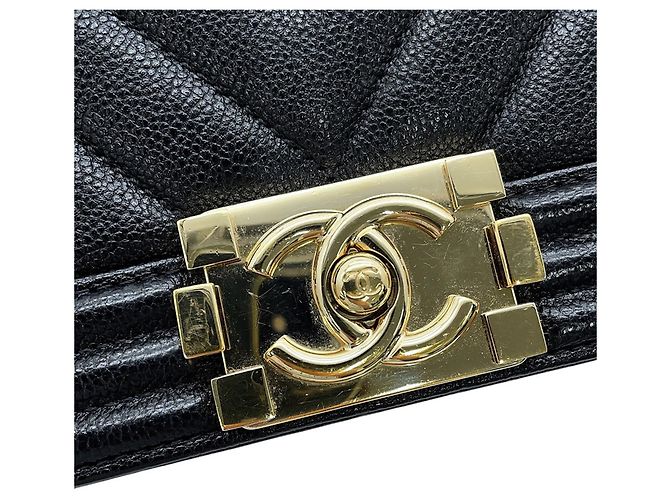 Borsa Chanel Boy Small Chevron V-Stitch - vista 12