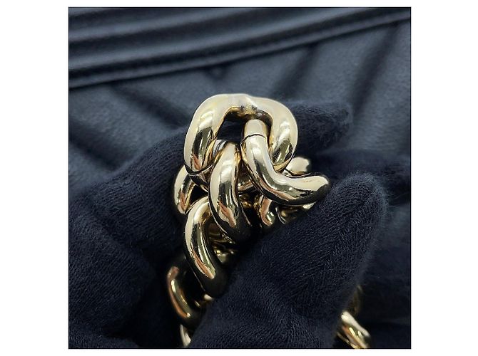 Borsa Chanel Boy Small Chevron V-Stitch - vista 14
