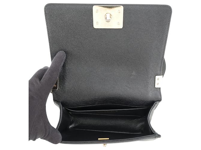 Borsa Chanel Boy Small Chevron V-Stitch - vista 6