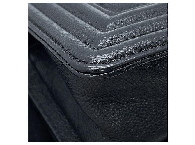 Borsa Chanel Boy Small Chevron V-Stitch - vista 8