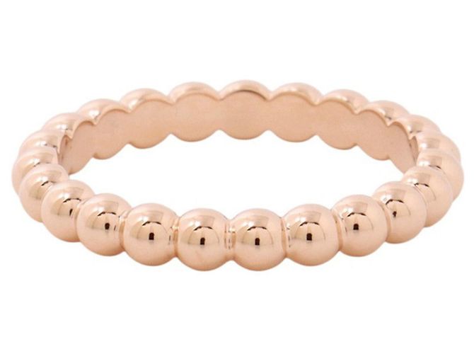 Anello Van Cleef & Arpels Perlee Gold Pearl in oro rosa 18K - vista 3
