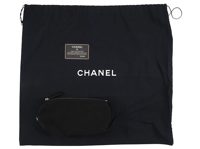 Borsa Tote Chanel Black Matelassé - vista 19