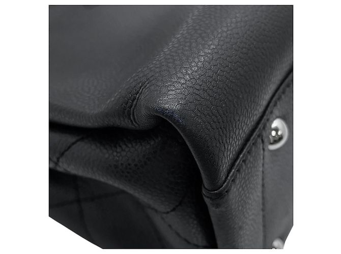 Borsa Tote Chanel Black Matelassé - vista 6