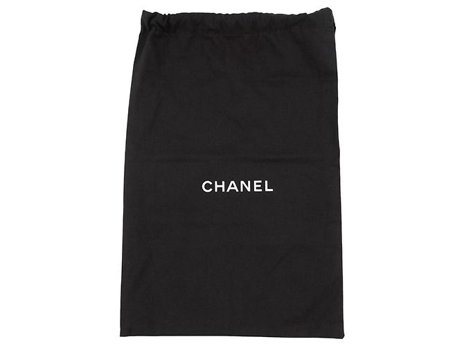 Borsa a tracolla Chanel in pelle di vitello grana nera - vista 19