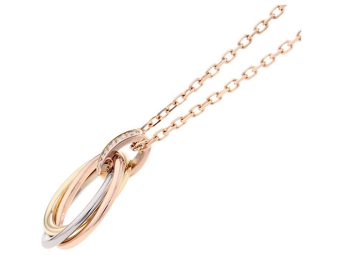 Collana Cartier Trinity con pendente e diamanti - vista 2