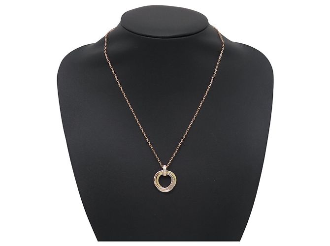Collana Cartier Trinity con pendente e diamanti - vista 4