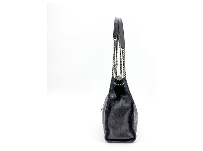 Autre Marque Saint Laurent Niki Shopping Matelasse Chevron Leather Medium - vista 3