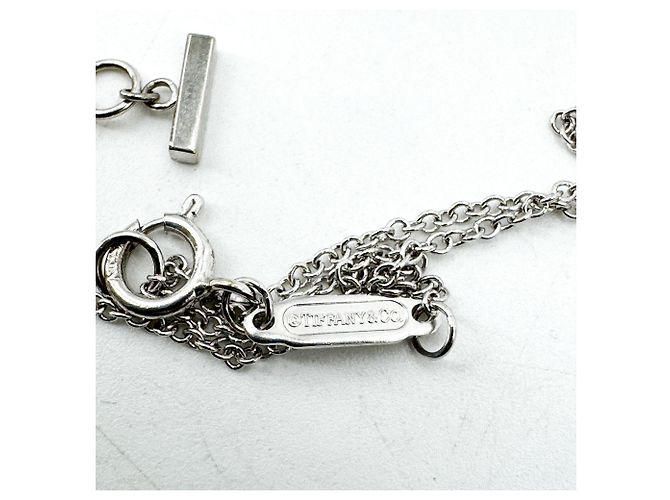 Pendentif Tiffany & Co. T Smile en or blanc 18K et diamants - vue 6