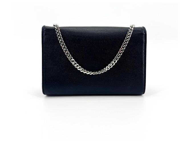Autre Marque Saint Laurent Classic Monogram Grainy Leather Small - vista 2