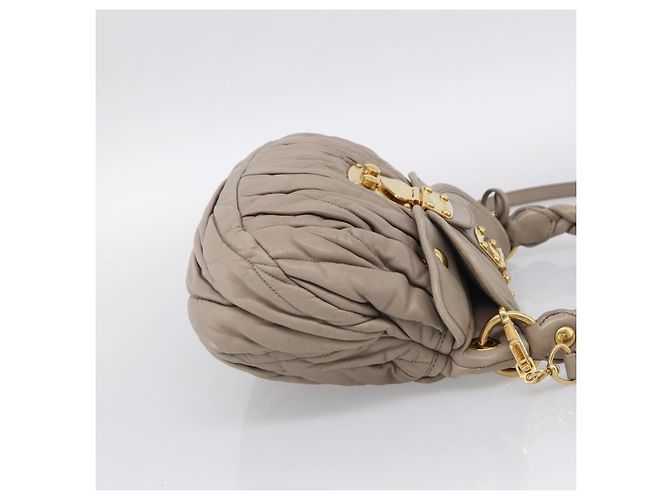 Miu Miu Coffer Hobo Matelasse Leather Large - vista 4