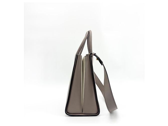 Prada Side Pleat Saffiano Leather Large - vista 4