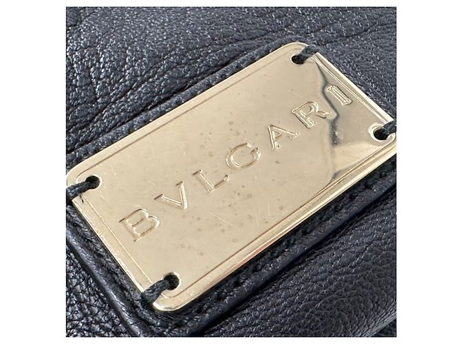 Bulgari Borsa a spalla Bvlgari Chandra in pelle - vista 10