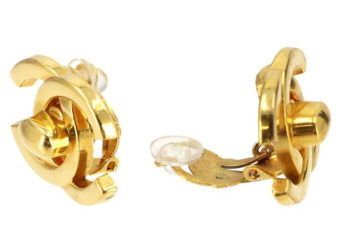 Orecchini a clip Chanel Coco Mark Turnlock - vista 2