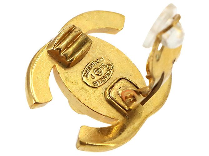 Orecchini a clip Chanel Coco Mark Turnlock - vista 6