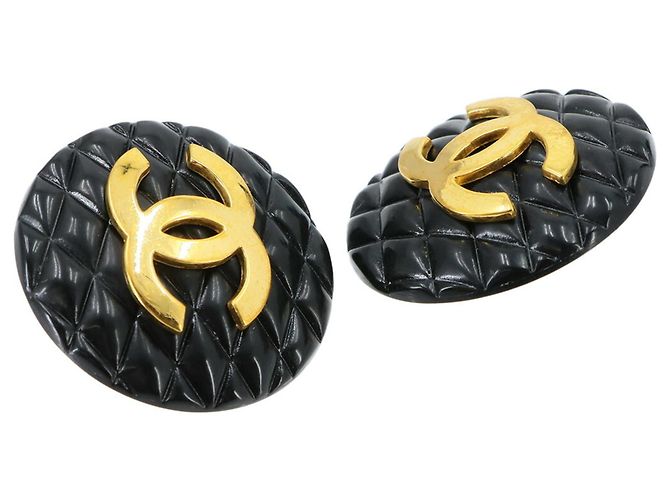 Orecchini Chanel Matelasse Coco Mark - vista 2