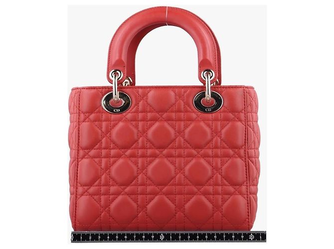 Christian Dior My ABCDior Lady Dior Cannage Quilt Leather Small - vista 2