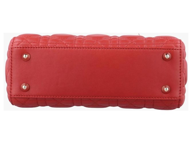 Christian Dior My ABCDior Lady Dior Cannage Quilt Leather Small - vista 3