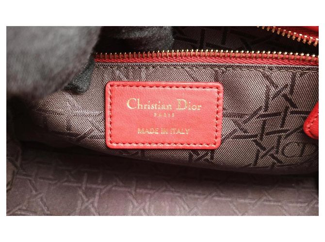 Christian Dior My ABCDior Lady Dior Cannage Quilt Leather Small - vista 7