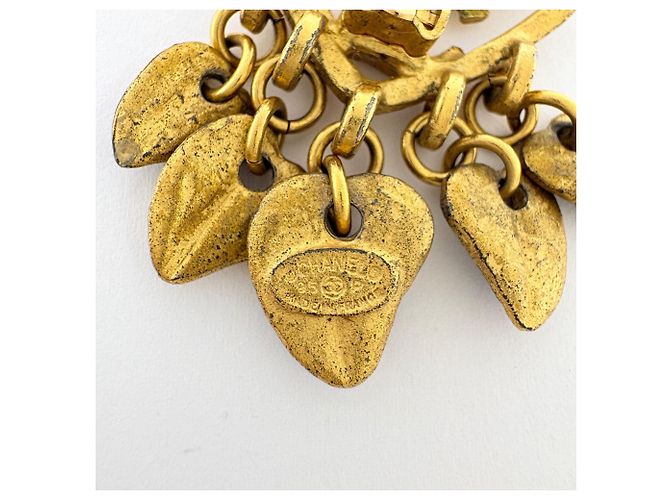Orecchini a clip Chanel Blue and Gold - vista 6