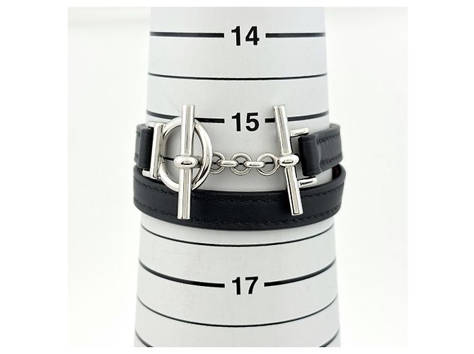 Hermès Bracciale Hermes Croisière Double Tour - vista 4