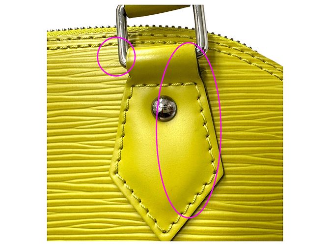 Borsa Louis Vuitton in pelle Epi - vista 11