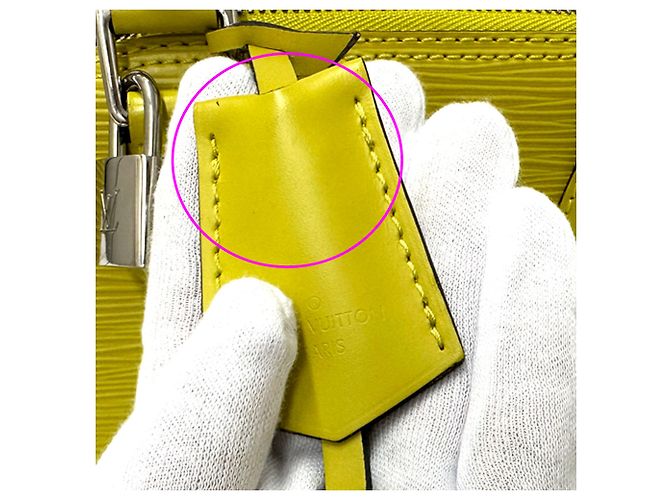 Borsa Louis Vuitton in pelle Epi - vista 16
