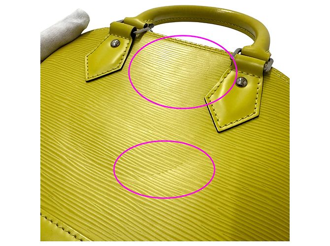 Borsa Louis Vuitton in pelle Epi - vista 8