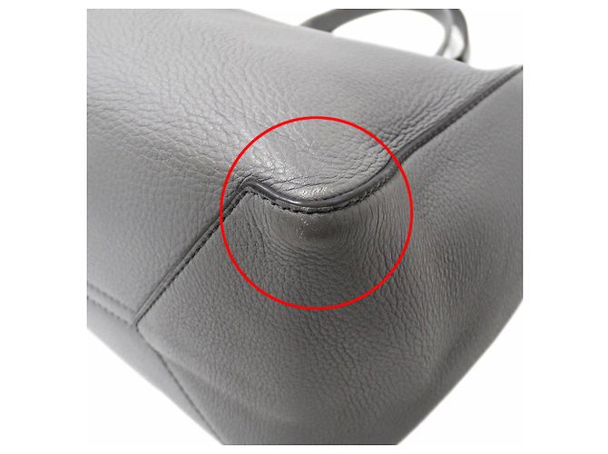 Autre Marque Borsa in pelle grigia Tiffany & Co. - vista 11