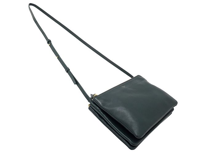 Céline Borsa a mano Celine Trio Large in pelle - vista 4
