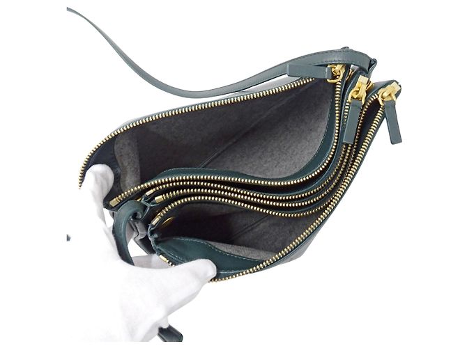 Céline Borsa a mano Celine Trio Large in pelle - vista 5