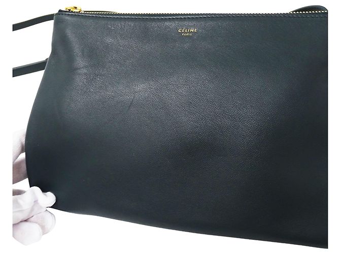 Céline Borsa a mano Celine Trio Large in pelle - vista 7