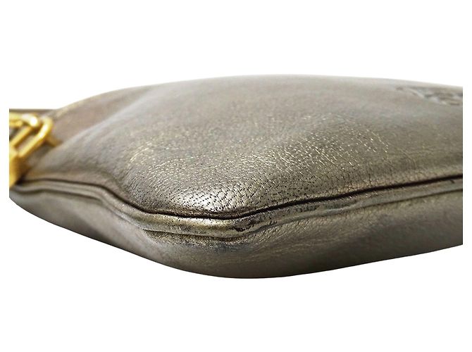 Borsa a mano in pelle Loewe in Bronzo e Grigio Metallizzato - vista 11