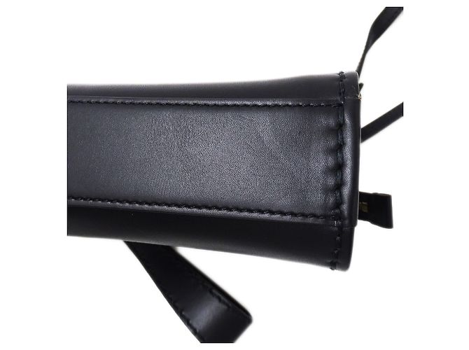 Borsa a mano Chloé Edith in pelle nera - vista 11