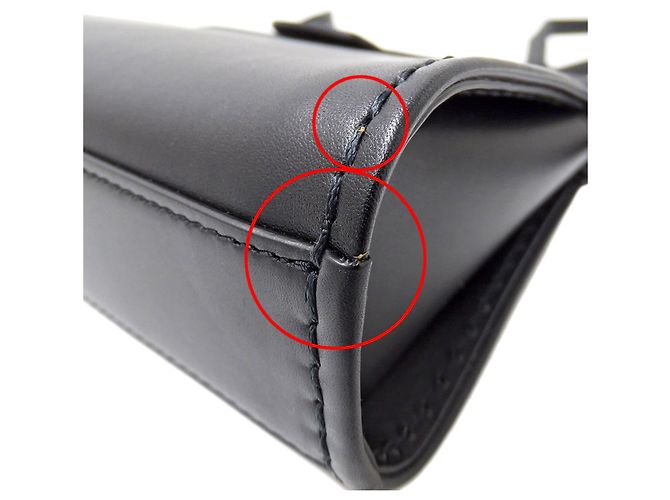 Borsa a mano Chloé Edith in pelle nera - vista 12