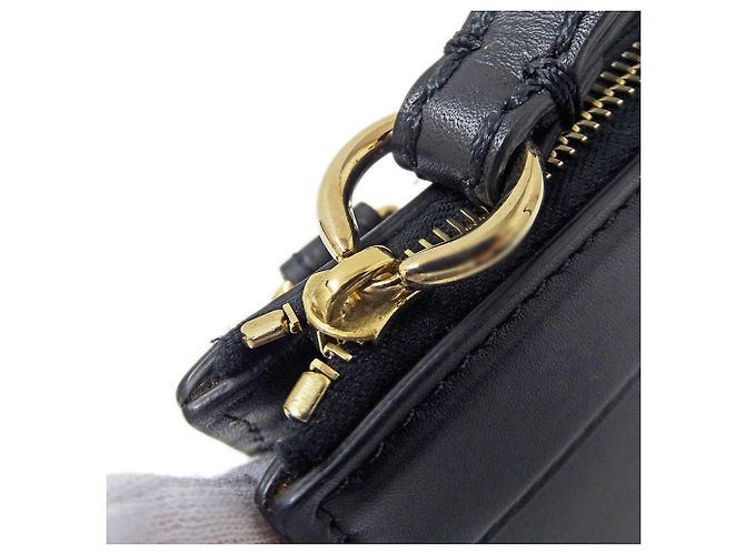 Borsa a mano Chloé Edith in pelle nera - vista 13