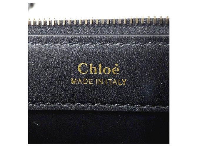 Borsa a mano Chloé Edith in pelle nera - vista 6