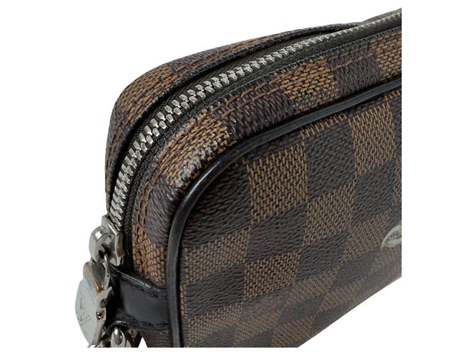 Borsa a pochette Louis Vuitton in tela Damier - vista 7