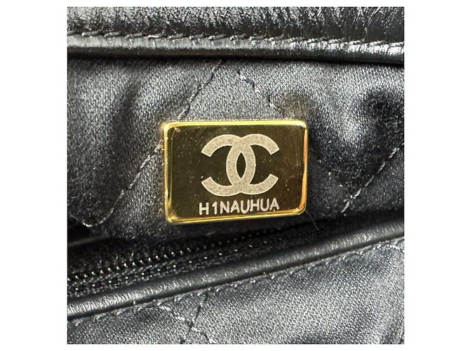 Zaino Chanel in pelle nera - vista 13