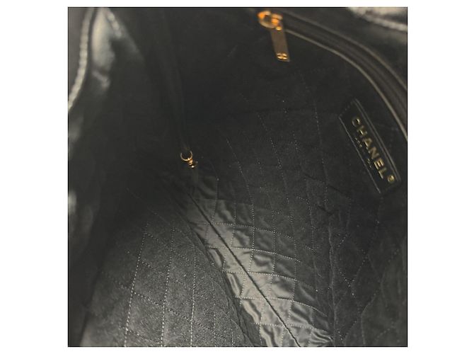 Zaino Chanel in pelle nera - vista 5