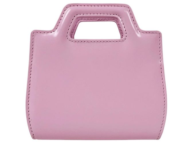 Borsa in pelle rosa chiaro Salvatore Ferragamo - vista 3