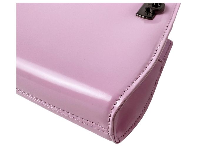 Borsa in pelle rosa chiaro Salvatore Ferragamo - vista 8