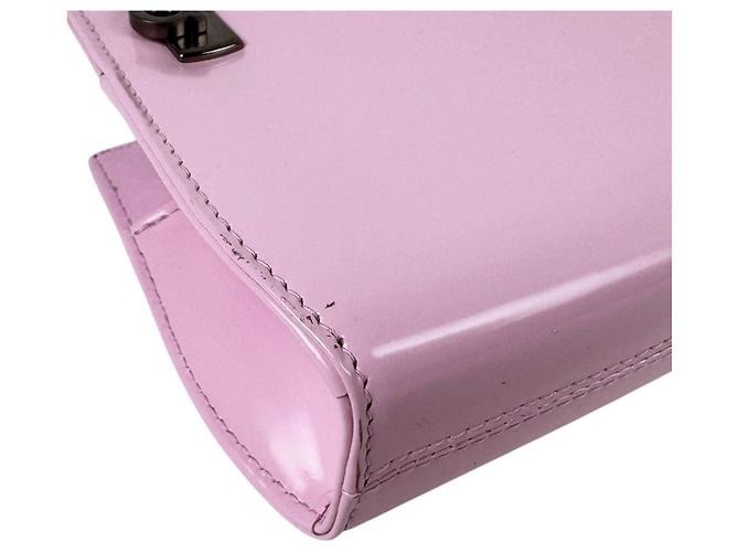 Borsa in pelle rosa chiaro Salvatore Ferragamo - vista 9