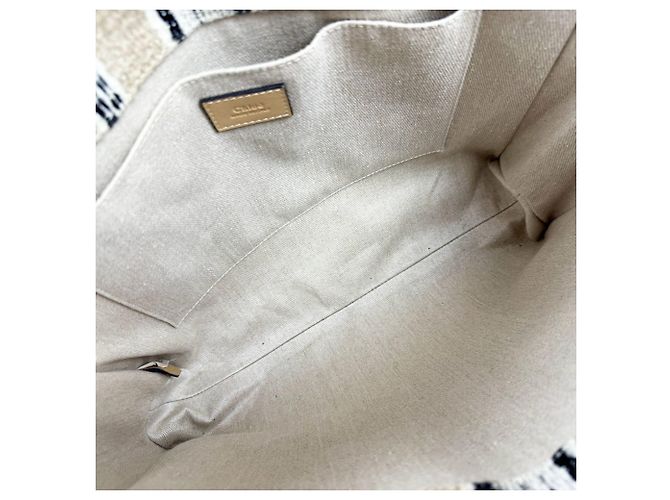 Borsa Tote Chloé Woody Medium - vista 5